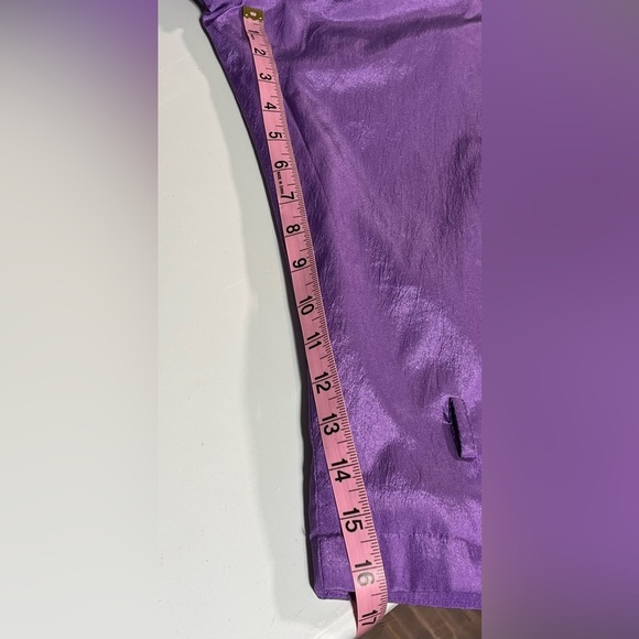 Cyclone vintage metallic purple size 4 trench raincoat - Picture 14 of 15